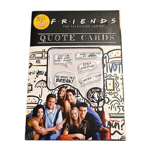 Friends TV Show Postcard Set w/ Puffy Stickers – 20 Scenes & Quotes Collectible